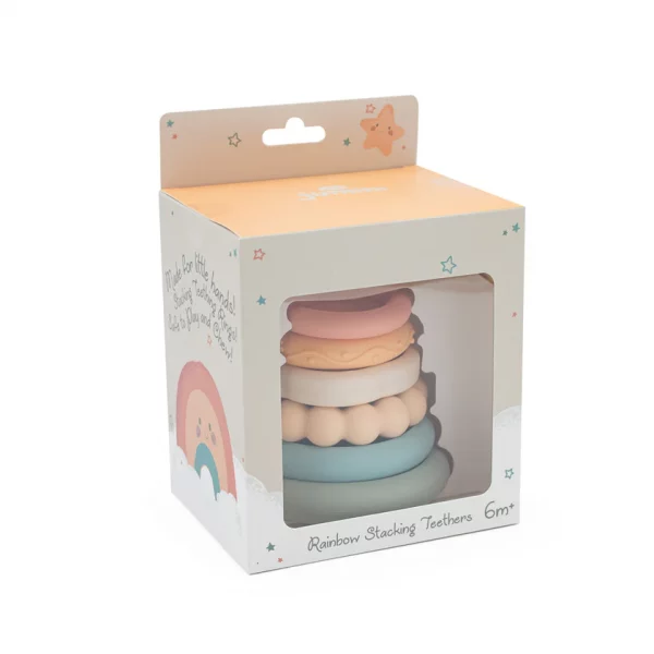 Rainbow stacking tower