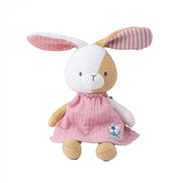 Blossom the bunny comforter - pink - organic cotton