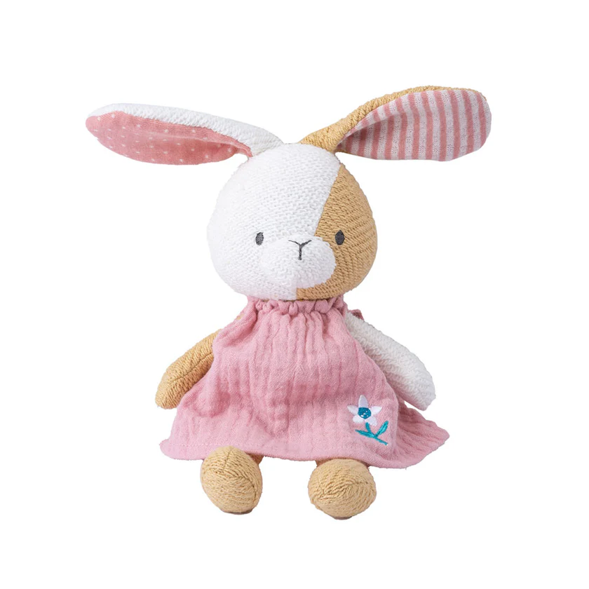Blossom the bunny comforter - pink - organic cotton
